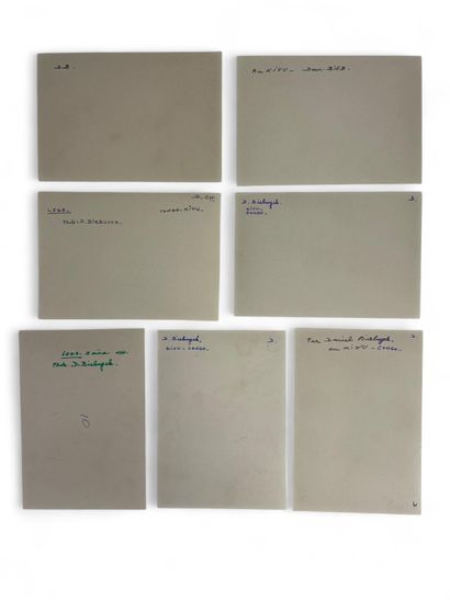 D. Diebuyck - Ensemble de 15 photographies...