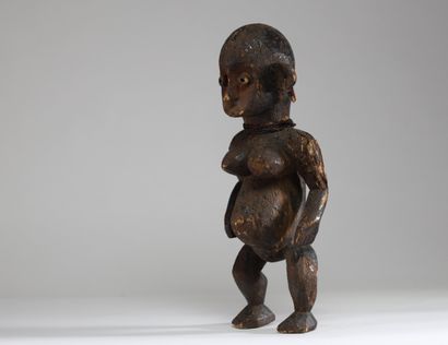 Statuette féminine Metoko, Congo RDC, première...