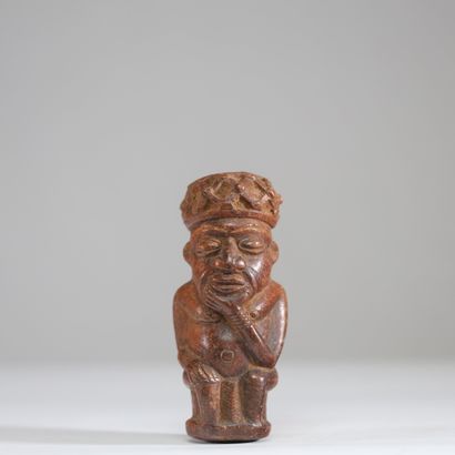 Cameroun - Bamum - Fourneau en terre cuite...