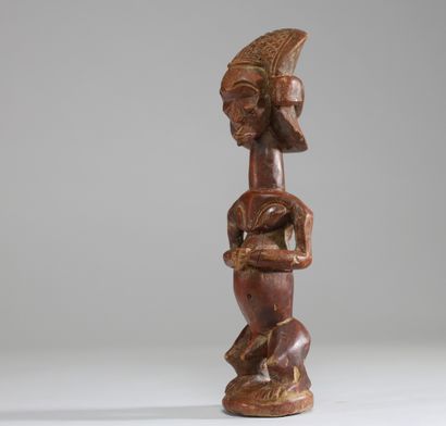 Statue féminine Chokwe, Angola / Congo RDC,...