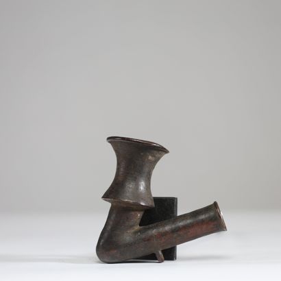 Cameroun - Bamum - Fourneau en bronze
Etat...