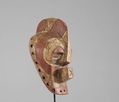 Masque Kifwebe Songye, RD Congo. Bois sculpté,...