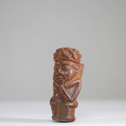 Cameroun - Bamum - Fourneau en terre cuite...