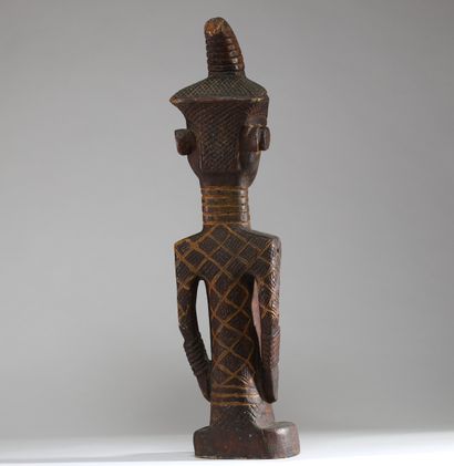 Statue / Figure masculine debout Ndengese,...