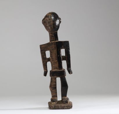 Statuette Tetela / Ombo, Congo RDC. Bois...