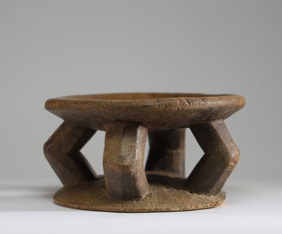 Ancien tabouret Lega, Congo RDC . Bois ancien...