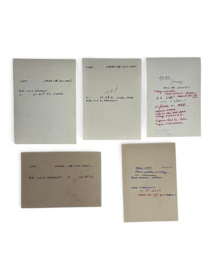 Ensemble de 18 photographies argentiques...