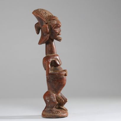 Statue féminine Chokwe, Angola / Congo RDC,...