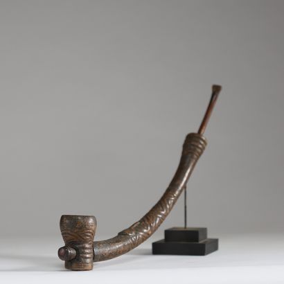 Pipe Kuba, Congo RDC, début XXème s. Belle...