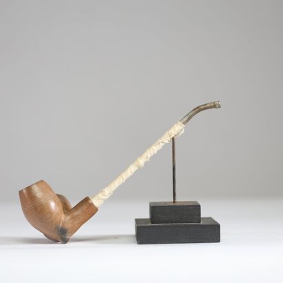 Congo - Teke - Pipe à deux fourneaux. Le...