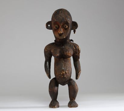Statuette féminine Metoko, Congo RDC, première...