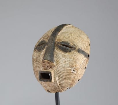 Masque rituel Luba, RD Congo, première moitié...
