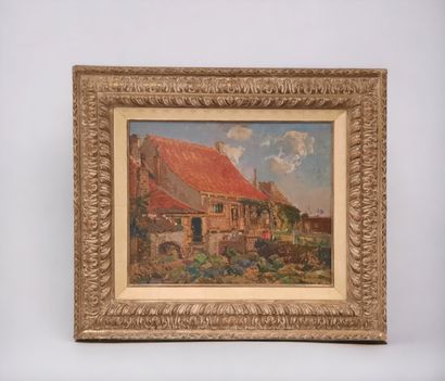 Edgard WIETHASE (1881-1965). Maisons animées...