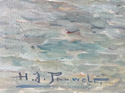 Henri Joseph PAUWELS (1903-1983). Bateaux...