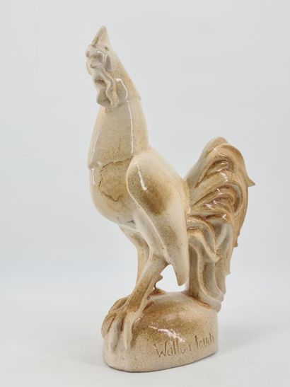 Roger GUERIN (1896-1954). Imposant coq en...