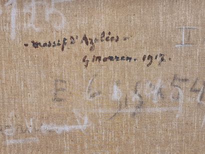 George MORREN (1868-1941). Massif d’Azalée....