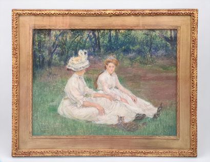 George MORREN (1868-1941). La sieste sur...