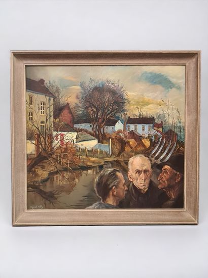 Marcel GILLIS (1897-1972). Discussion entre...