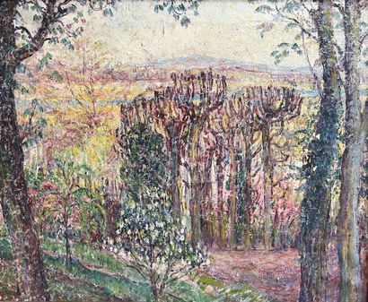 George MORREN (1868-1941). Non signé. Paysage...