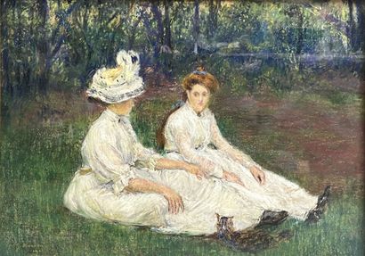 George MORREN (1868-1941). La sieste sur...