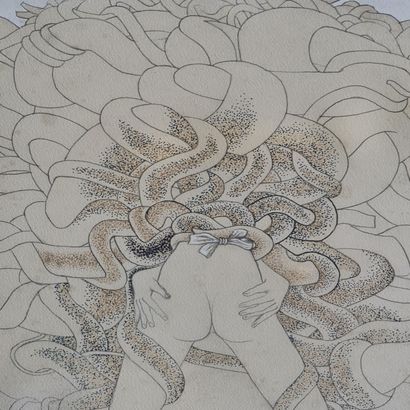 Georges COLLIGNON (1923-2022). Le nœud rose....