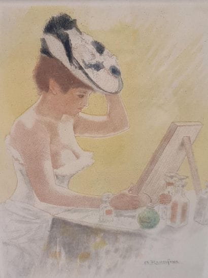 Armand RASSENFOSSE (1862 -1934). Élégante...