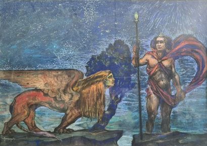 Léopold HENDERYCKX (1888-1960). Œdipe et...