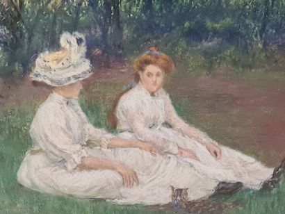 George MORREN (1868-1941). La sieste sur...