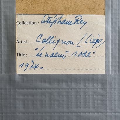 Georges COLLIGNON (1923-2022). Le nœud rose....
