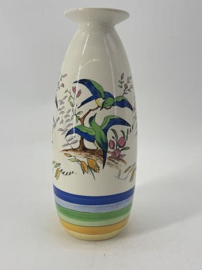 Charles CATTEAU (1880-1966). Vase Boch Keramis...