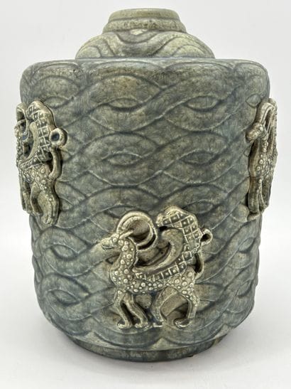 Raymond CHEVALLIER (1900-1959). Rare vase...
