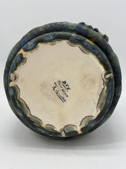 Raymond CHEVALLIER (1900-1959). Rare vase...