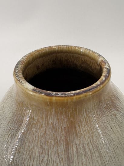 Charles CATTEAU (1880-1966). Vase Boch Keramis...