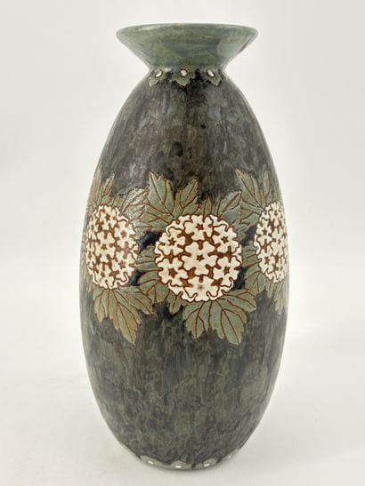 Charles CATTEAU (1880-1966). Vase Boch Keramis...