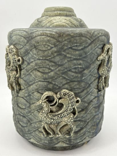 Raymond CHEVALLIER (1900-1959). Rare vase...