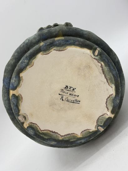 Raymond CHEVALLIER (1900-1959). Rare vase...