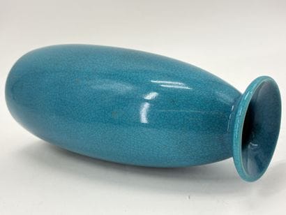 Charles CATTEAU (1880-1966). Vase Boch Keramis...
