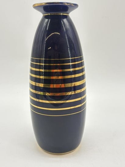 Charles CATTEAU (1880-1966). Vase Boch Keramis...