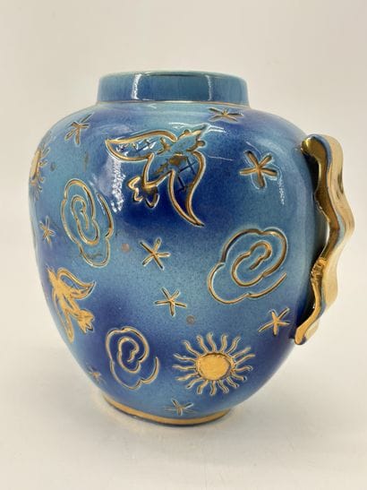 Raymond CHEVALLIER (1900-1959). Vase Boch...