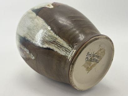Charles CATTEAU (1880-1966). Vase Boch Keramis...