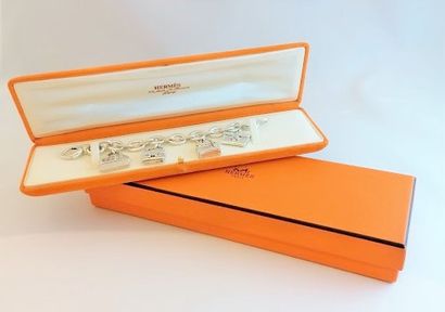 HERMES - BRACELET chaîne en argent 925 /°°retenant...