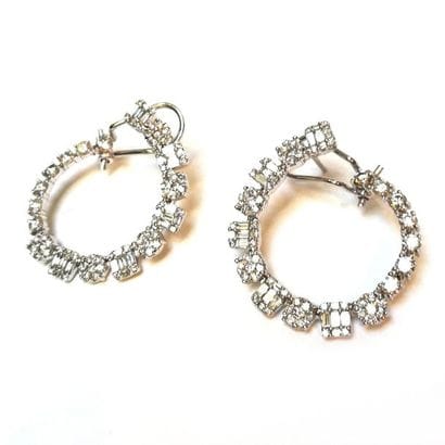 PAIRE DE BOUCLES d'oreilles en or 14k (585/°°)...