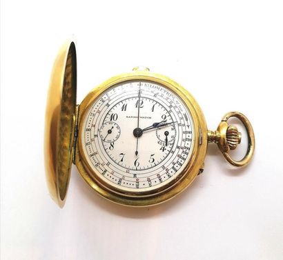 MONTRE A GOUSSET SAVONNETTE signée ÉMILE...