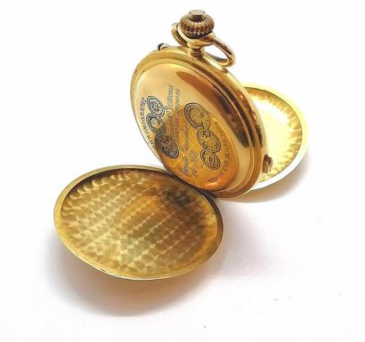 MONTRE A GOUSSET SAVONNETTE signée ÉMILE...