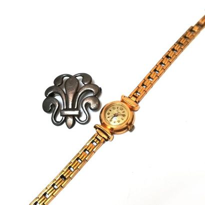 MONTRE BRACELET de dame Flamor, boitier en...
