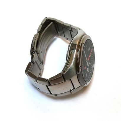 SEIKO SPORTURA Montre d'homme ronde en acier,...