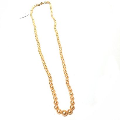 COLLIER de perles de cultures en chute, le...
