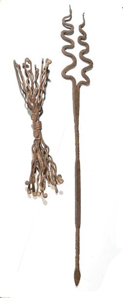 Two cult irons / Primitive coins

Mumuye,...