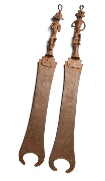 Pair of ceremonial swords

Yoruba, Nigeria

The...