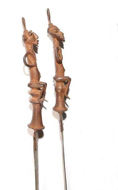 Pair of ceremonial swords

Yoruba, Nigeria

The...
